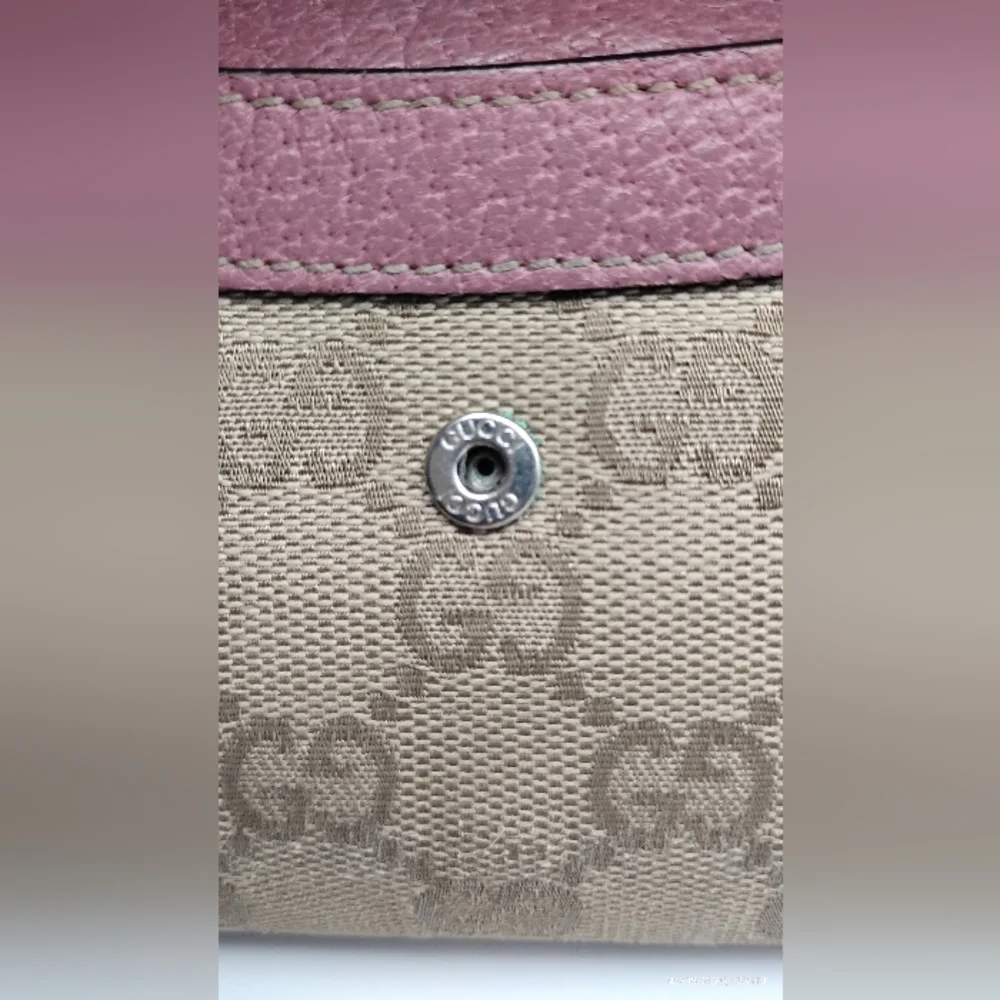 Gucci Brown and Burgundy Wallet With Callouts In Description 7.5"L×4"H - Picture 7 of 11